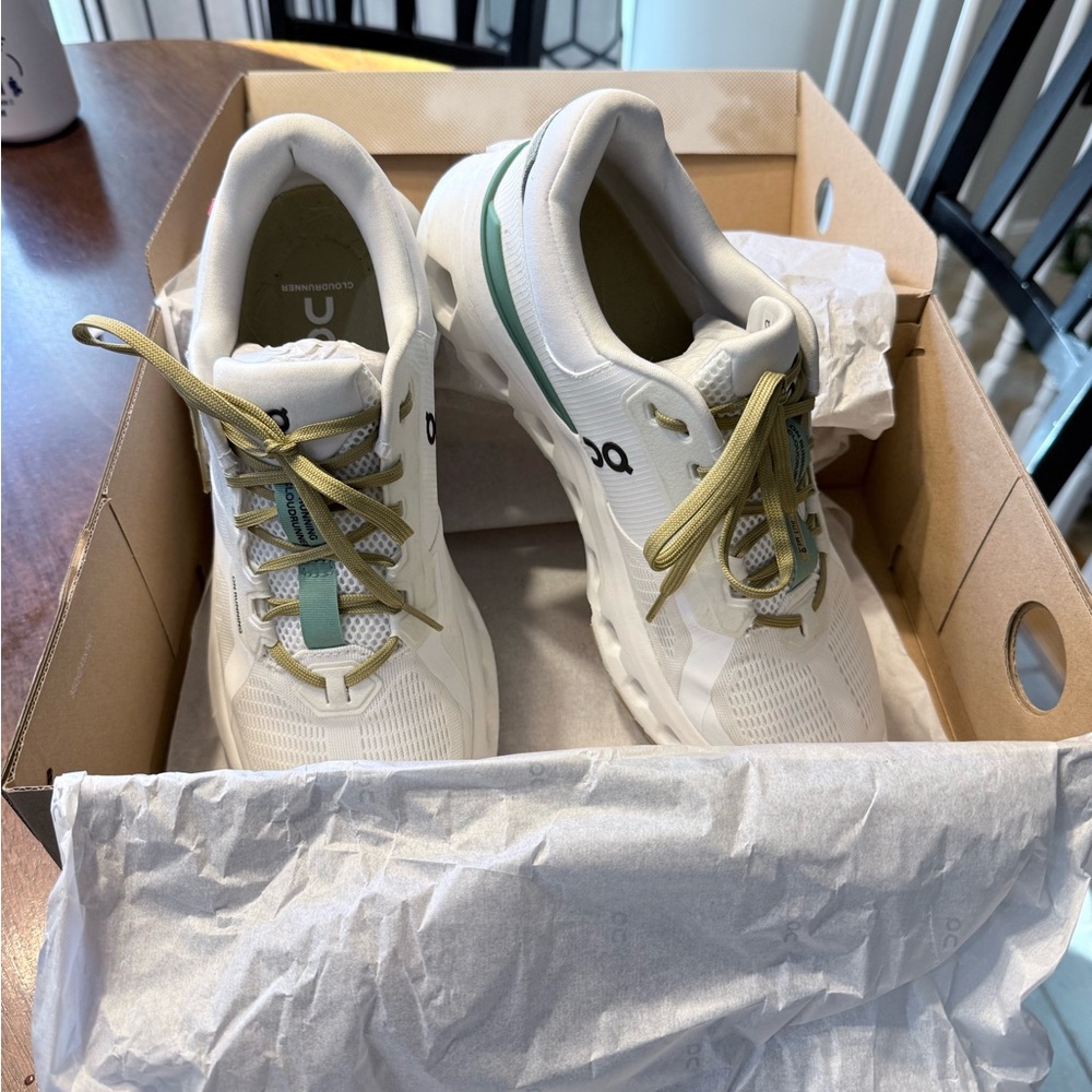 On Cloudrunner 2 White Sneakers - image 7